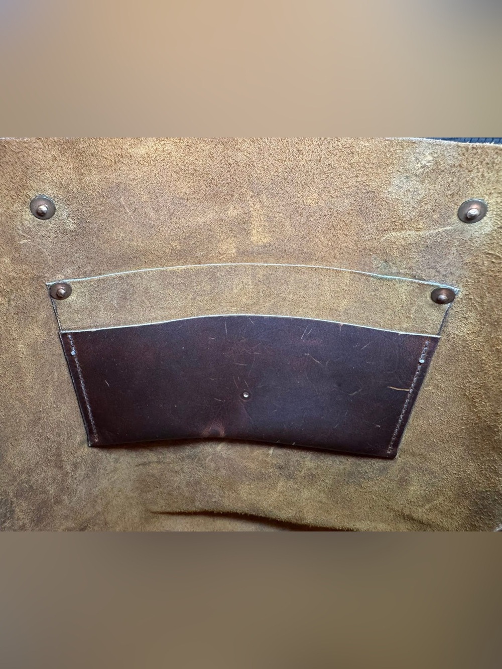 Classic Brown Leather Tote Bag - Picture 10 of 15